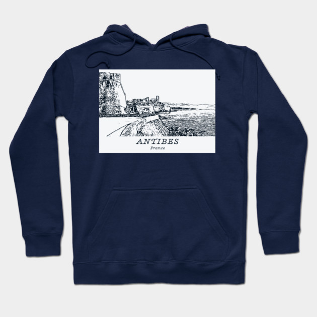 Antibes - France Hoodie by Lakeric