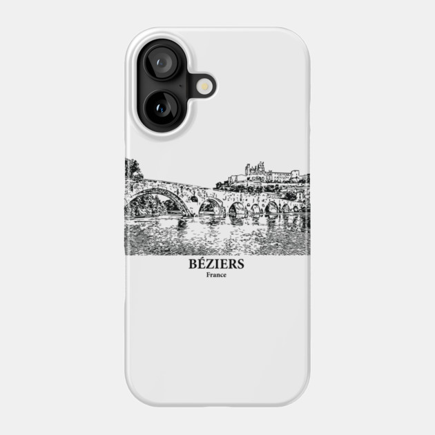 Béziers - France Phone Case by Lakeric