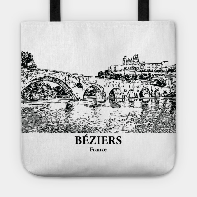 Béziers - France Tote by Lakeric