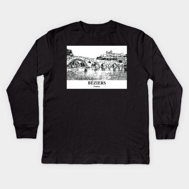 Béziers - France Kids Long Sleeve T-Shirt by Lakeric