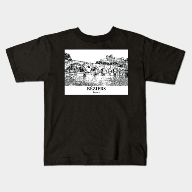 Béziers - France Kids T-Shirt by Lakeric