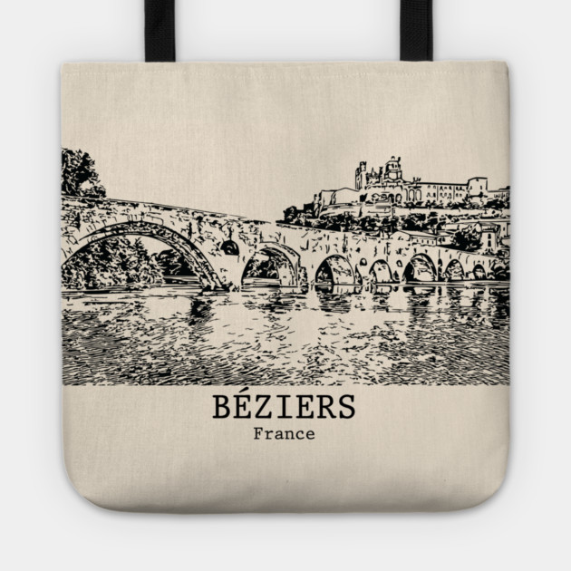 Béziers - France Tote by Lakeric
