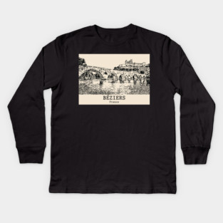 Béziers - France Kids Long Sleeve T-Shirt