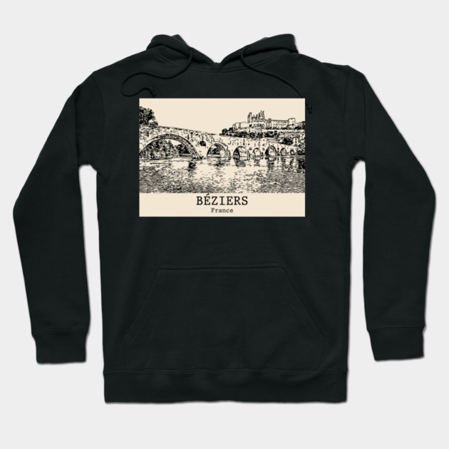 Béziers - France Hoodie by Lakeric
