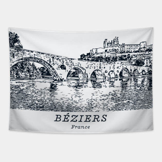 Béziers - France Tapestry by Lakeric