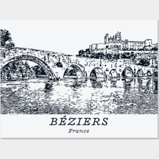 Béziers - France Posters and Art