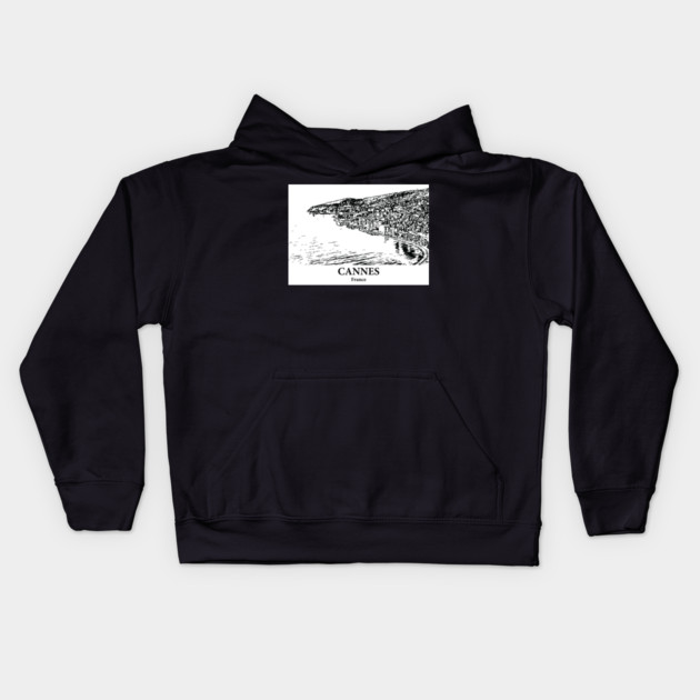 Cannes - France Kids Hoodie by Lakeric