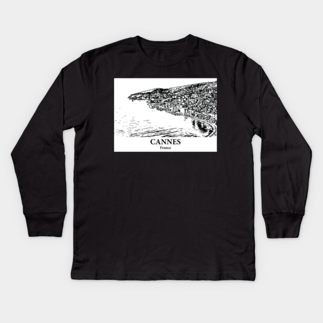 Cannes - France Kids Long Sleeve T-Shirt by Lakeric