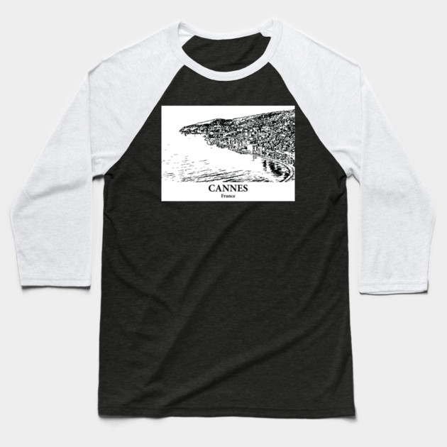 Cannes - France Baseball T-Shirt by Lakeric