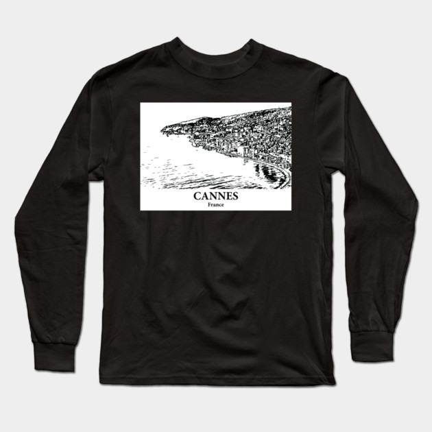 Cannes - France Long Sleeve T-Shirt by Lakeric