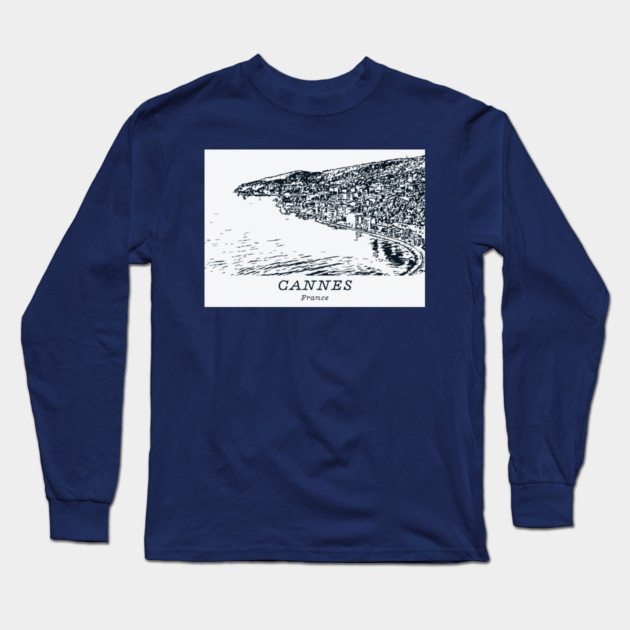 Cannes - France Long Sleeve T-Shirt by Lakeric