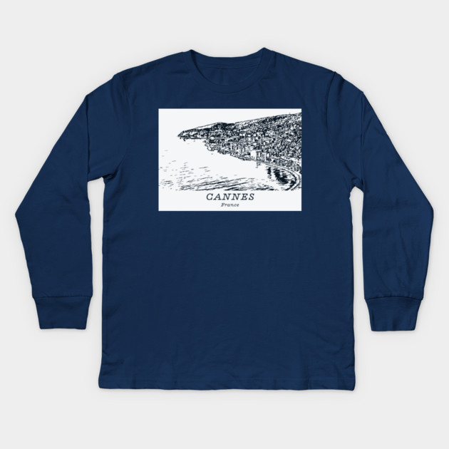 Cannes - France Kids Long Sleeve T-Shirt by Lakeric