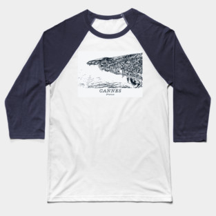 Cannes - France Baseball T-Shirt
