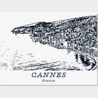 Cannes - France Posters and Art