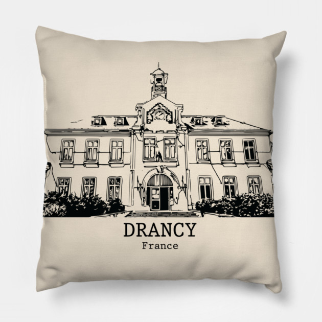 Drancy - France Pillow by Lakeric