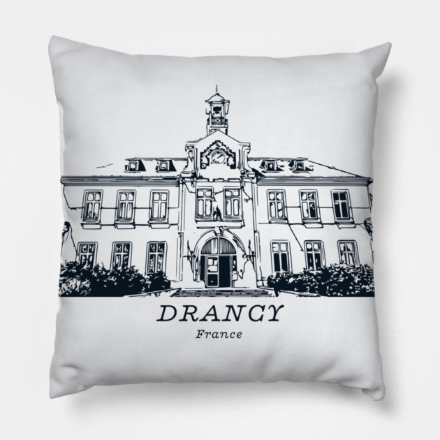 Drancy - France Pillow by Lakeric