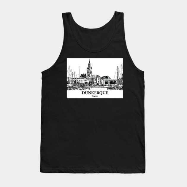 Dunkerque - France Tank Top by Lakeric