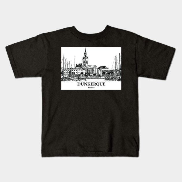 Dunkerque - France Kids T-Shirt by Lakeric