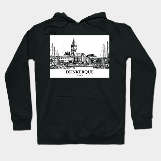 Dunkerque - France Hoodie by Lakeric