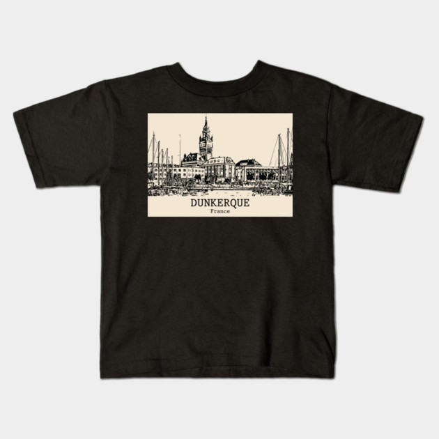 Dunkerque - France Kids T-Shirt by Lakeric