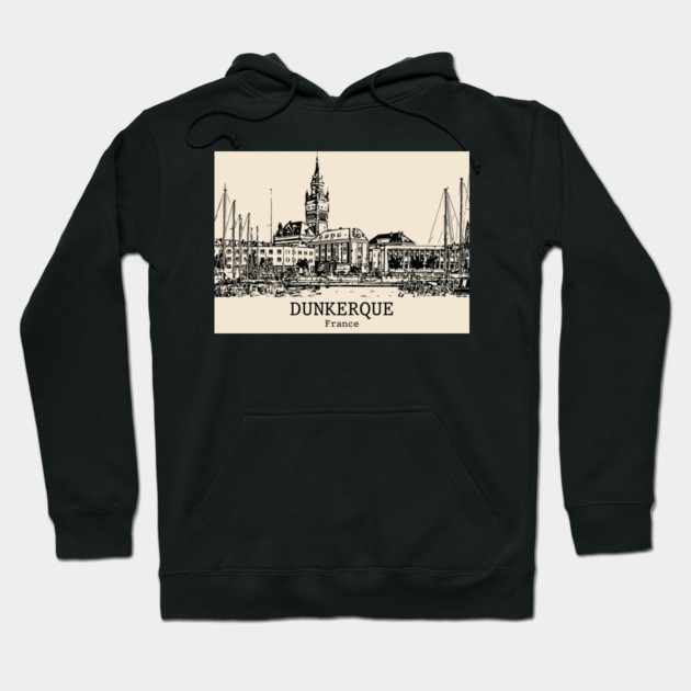 Dunkerque - France Hoodie by Lakeric