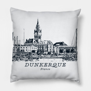 Dunkerque - France Pillow