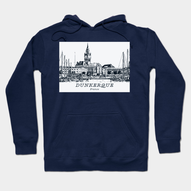 Dunkerque - France Hoodie by Lakeric