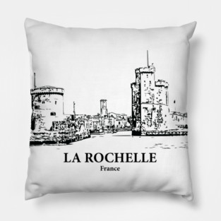 La Rochelle - France Pillow