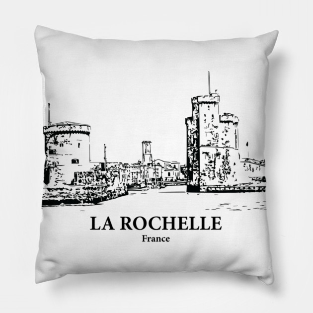 La Rochelle - France Pillow by Lakeric