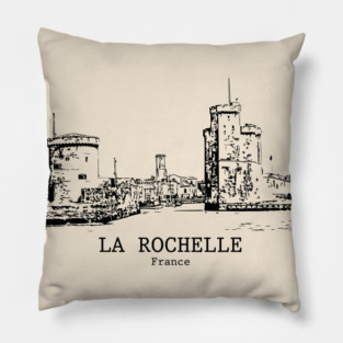 La Rochelle - France Pillow