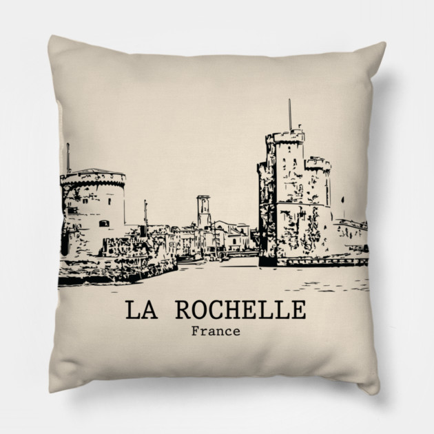 La Rochelle - France Pillow by Lakeric