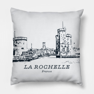 La Rochelle - France Pillow