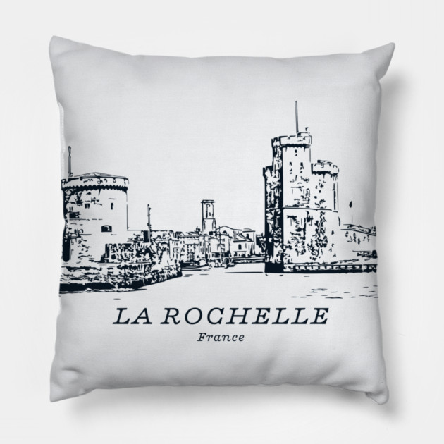 La Rochelle - France Pillow by Lakeric