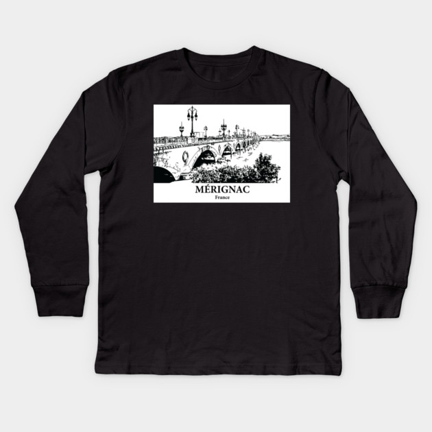Mérignac - France Kids Long Sleeve T-Shirt by Lakeric