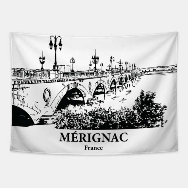 Mérignac - France Tapestry by Lakeric
