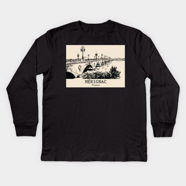 Mérignac - France Kids Long Sleeve T-Shirt by Lakeric
