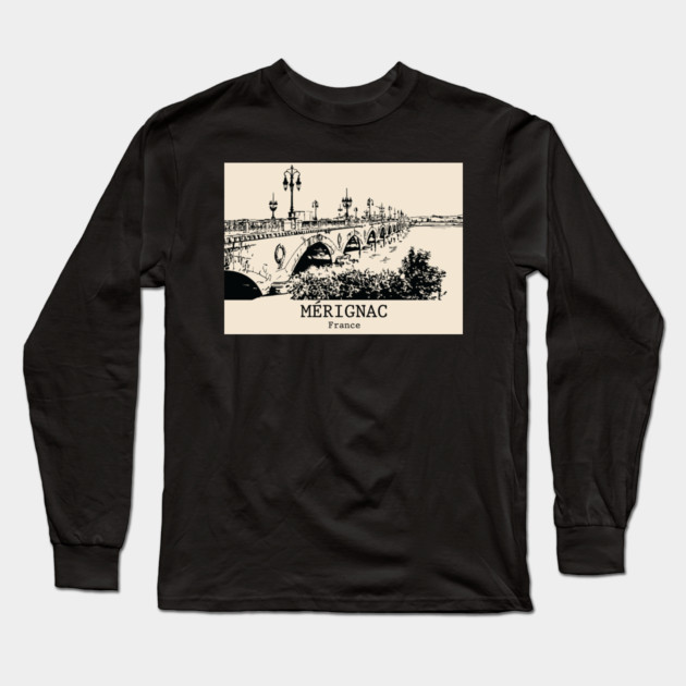 Mérignac - France Long Sleeve T-Shirt by Lakeric