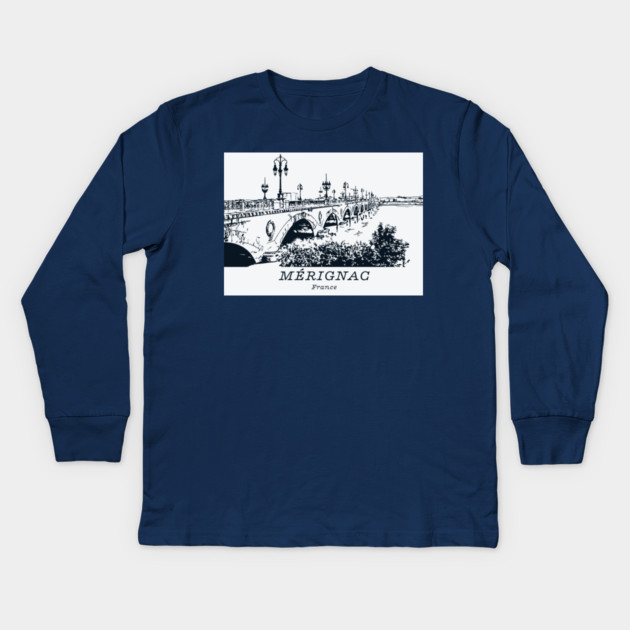 Mérignac - France Kids Long Sleeve T-Shirt by Lakeric