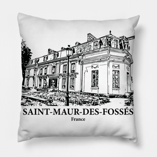 Saint-Maur-des-Fossés - France Pillow by Lakeric
