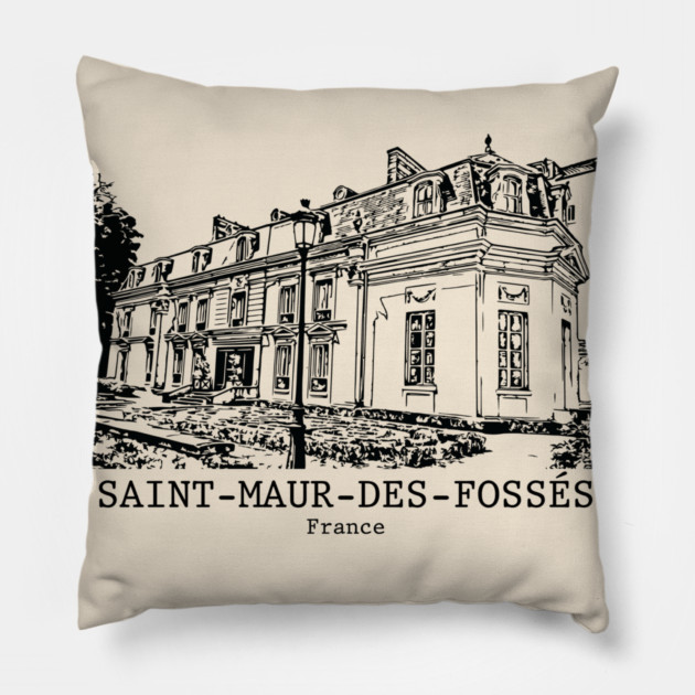 Saint-Maur-des-Fossés - France Pillow by Lakeric