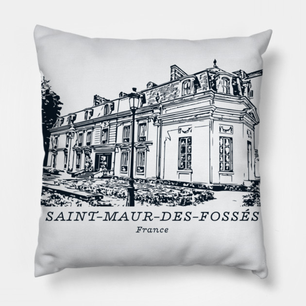 Saint-Maur-des-Fossés - France Pillow by Lakeric