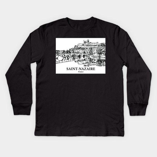Saint-Nazaire - France Kids Long Sleeve T-Shirt by Lakeric