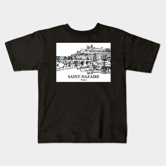 Saint-Nazaire - France Kids T-Shirt by Lakeric
