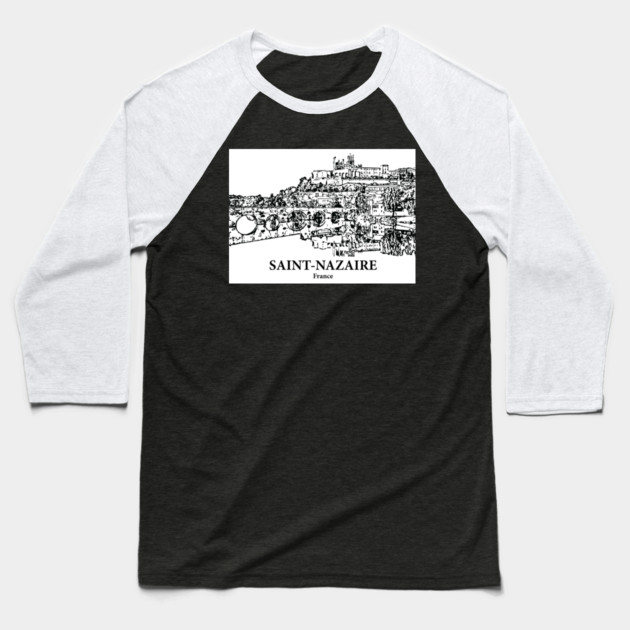 Saint-Nazaire - France Baseball T-Shirt by Lakeric