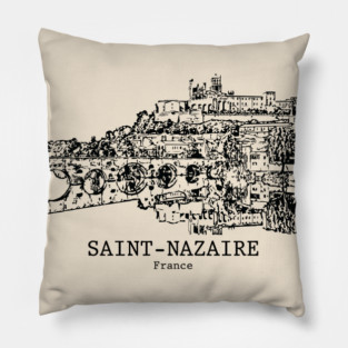 Saint-Nazaire - France Pillow