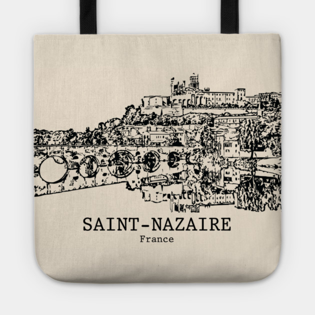 Saint-Nazaire - France Tote by Lakeric