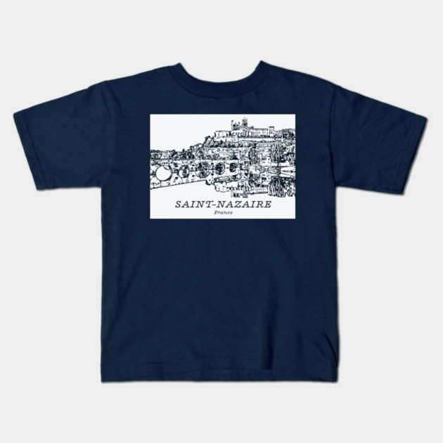 Saint-Nazaire - France Kids T-Shirt by Lakeric