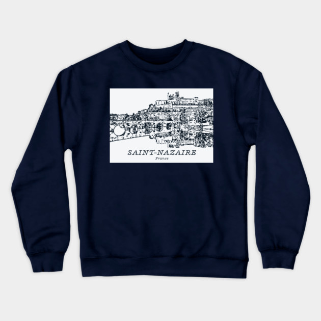 Saint-Nazaire - France Crewneck Sweatshirt by Lakeric