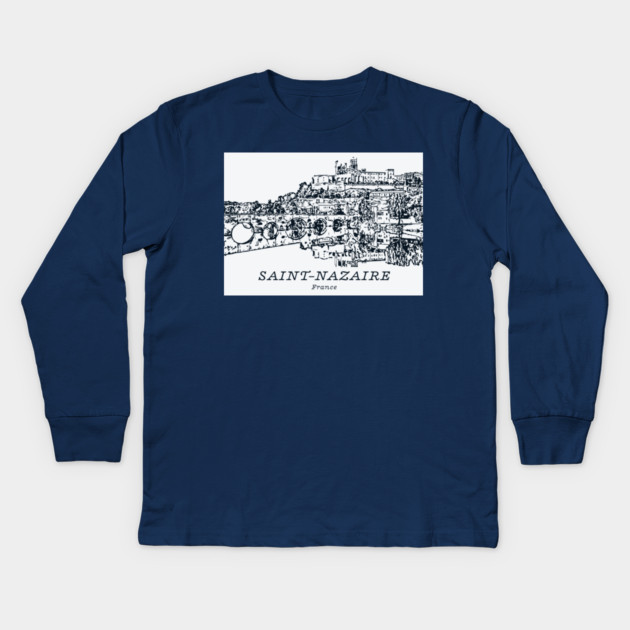 Saint-Nazaire - France Kids Long Sleeve T-Shirt by Lakeric
