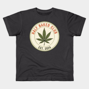 Old Cartoon Aesthetic Tee - Classic Half Baked Club Kids T-Shirt